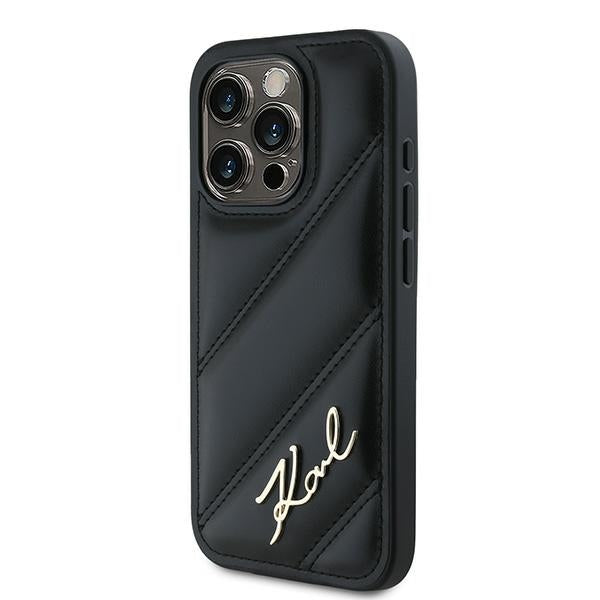 Karl Lagerfeld dėklas iPhone 15 Pro Max – juodas