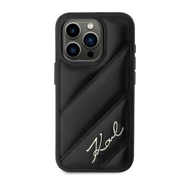 Karl Lagerfeld dėklas iPhone 15 Pro Max – juodas