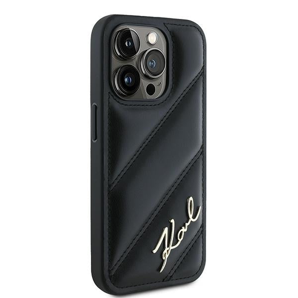 Karl Lagerfeld dėklas iPhone 15 Pro Max – juodas