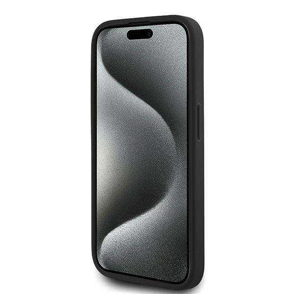 Karl Lagerfeld dėklas iPhone 15 Pro Max – juodas