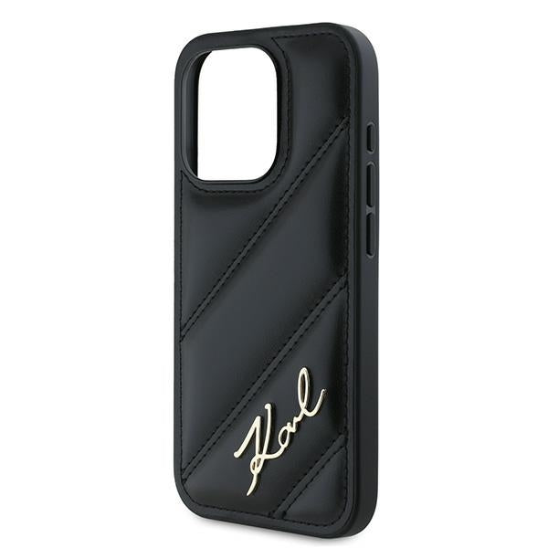 Karl Lagerfeld dėklas iPhone 15 Pro Max – juodas