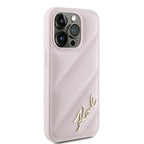 Karl Lagerfeld dėklas iPhone 15 Pro Max – rožinis