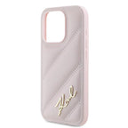 Karl Lagerfeld dėklas iPhone 15 Pro Max – rožinis