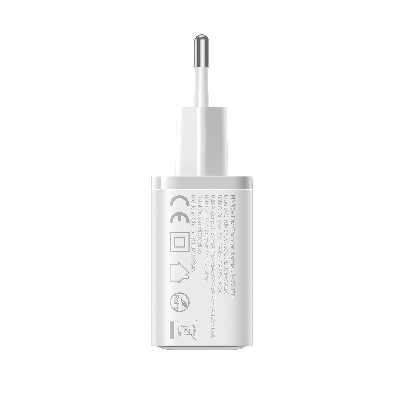 Joyroom JR-TCF15 tinklo įkroviklis USB-C / USB-A 30W - baltas