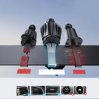 Joyroom JR-ZS409 magnetinis laikiklis su 15W indukciniu įkrovikliu automobilio oro ventiliacijos grotelėms - juodas