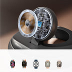 Joyroom JR-W12 sulankstomas indukcinis įkroviklis Apple Watch - juodas