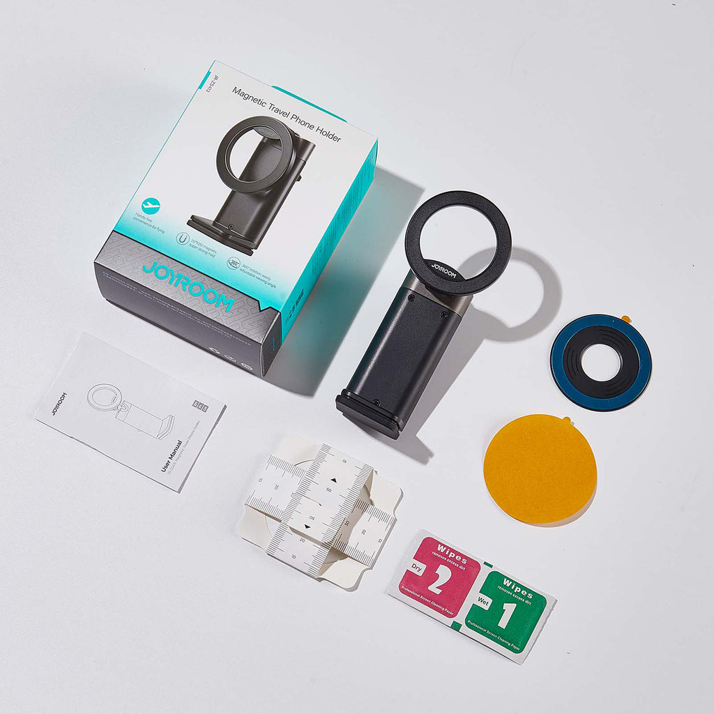 Joyroom JR-ZS413 magnetinis kelioninis stovas 4.7-7.0" telefonui, juodas