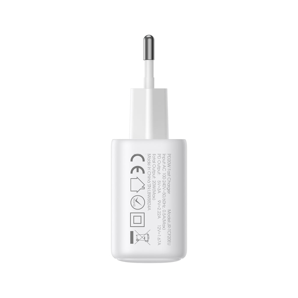 Joyroom JR-TCF21 tinklo įkroviklis USB-C / USB-A 20W PD / QC 3.0 - baltas