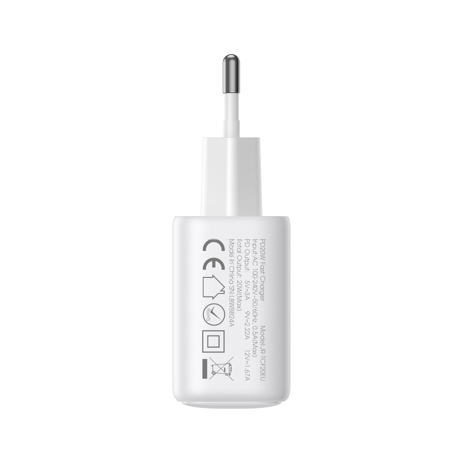 Joyroom JR-TCF21 tinklo įkroviklis USB-C / USB-A 20W PD / QC 3.0 - baltas