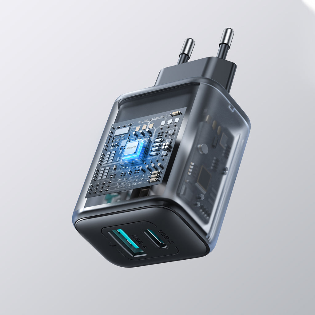 Joyroom JR-TCF13 tinklo įkroviklis USB-C / USB-A 25W SFC / PPS / PD - juodas
