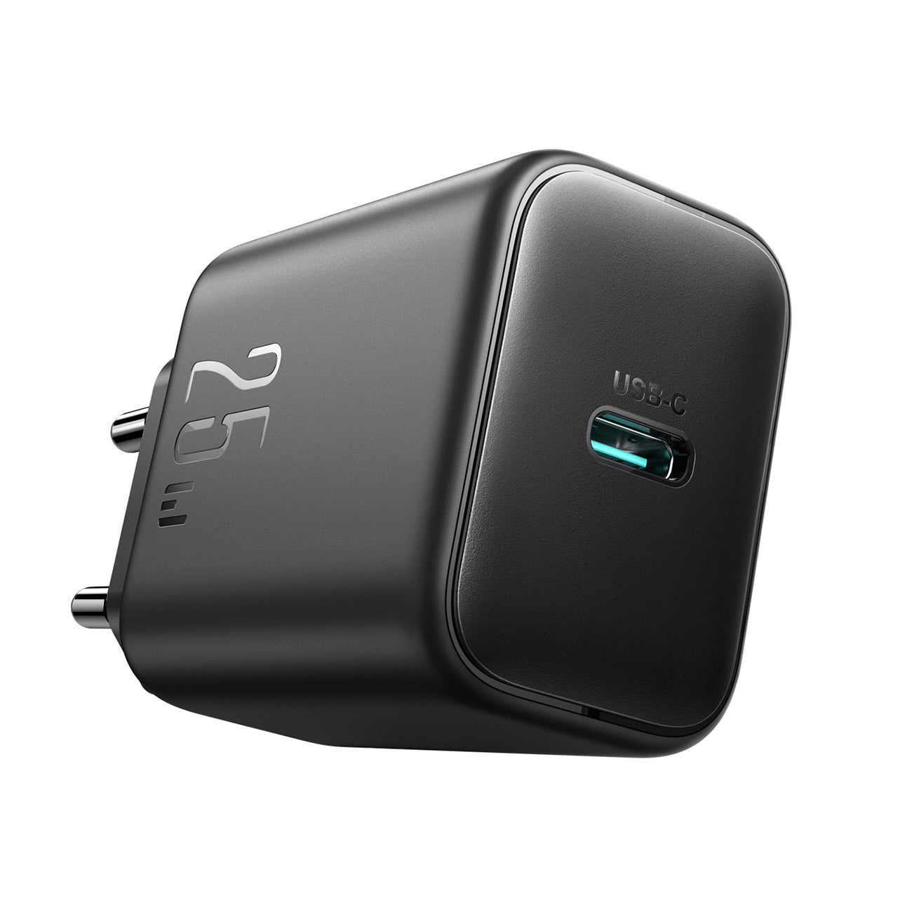Joyroom JR-TCF23 tinklo įkroviklis USB-C 25W SFC / PPS / PD - juodas + USB-C / USB-C laidas 1m