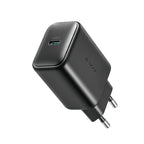 Joyroom JR-TCF23 tinklo įkroviklis USB-C 25W SFC / PPS / PD - juodas + USB-C / USB-C laidas 1m