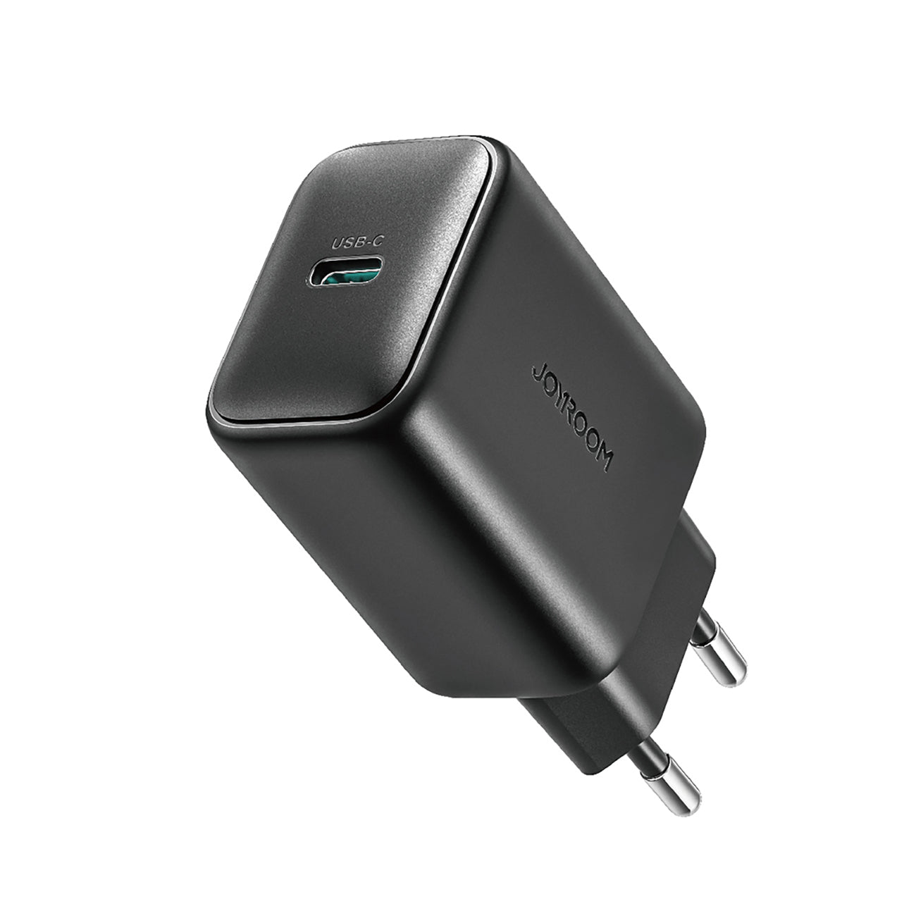 Joyroom JR-TCF23 tinklo įkroviklis USB-C 25W SFC / PPS / PD - juodas + USB-C / USB-C laidas 1m
