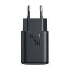 Joyroom JR-TCF23 tinklo įkroviklis USB-C 25W SFC / PPS / PD - juodas + USB-C / USB-C laidas 1m