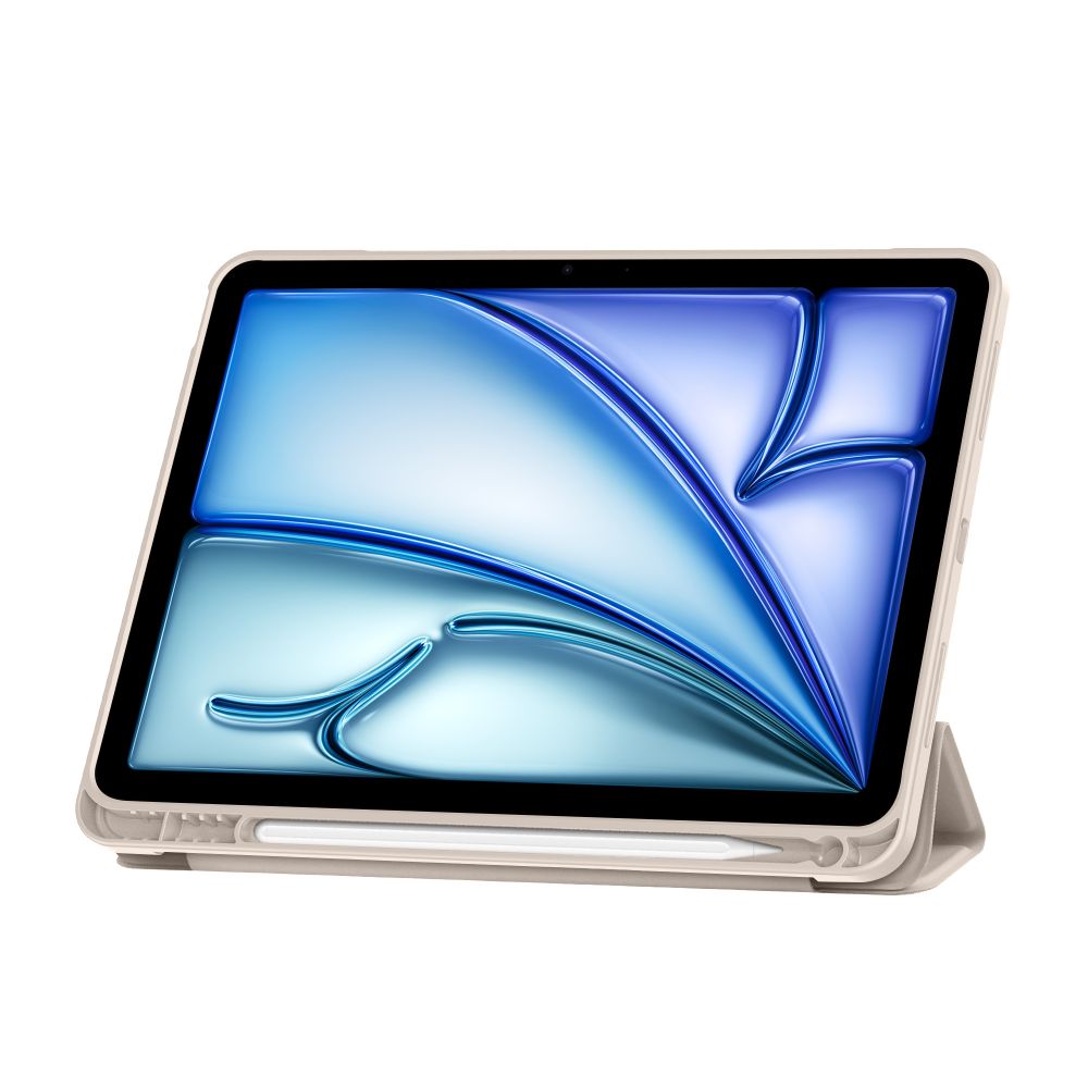 Tech-Protect SmartCase, skirtas iPad Air 10.9" (2020/2022) / 11" (2024/2025/2026) - smėlio spalvos