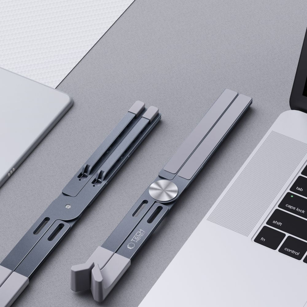Tech-Protect ULS300 nešiojamojo kompiuterio stovas – pilkas -- Laptop Stands