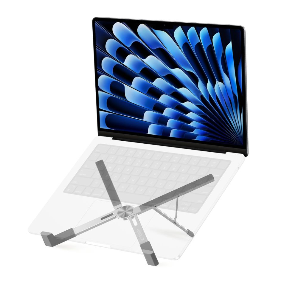Tech-Protect ULS300 nešiojamojo kompiuterio stovas – sidabrinis -- Laptop Stands