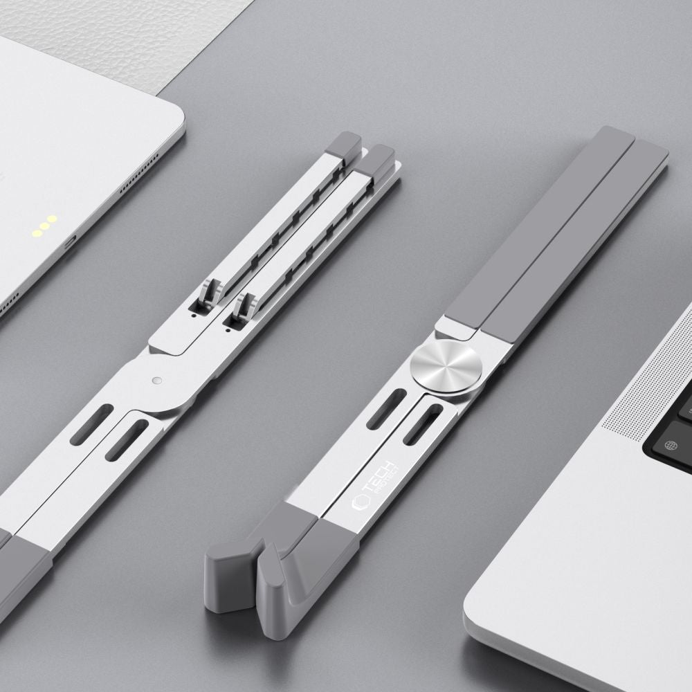 Tech-Protect ULS300 nešiojamojo kompiuterio stovas – sidabrinis -- Laptop Stands