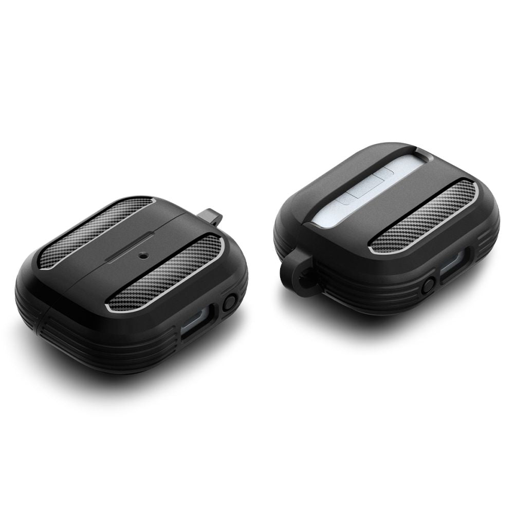 Spigen Rugged Armor dėklas Galaxy Buds 3/3 Pro – juodas