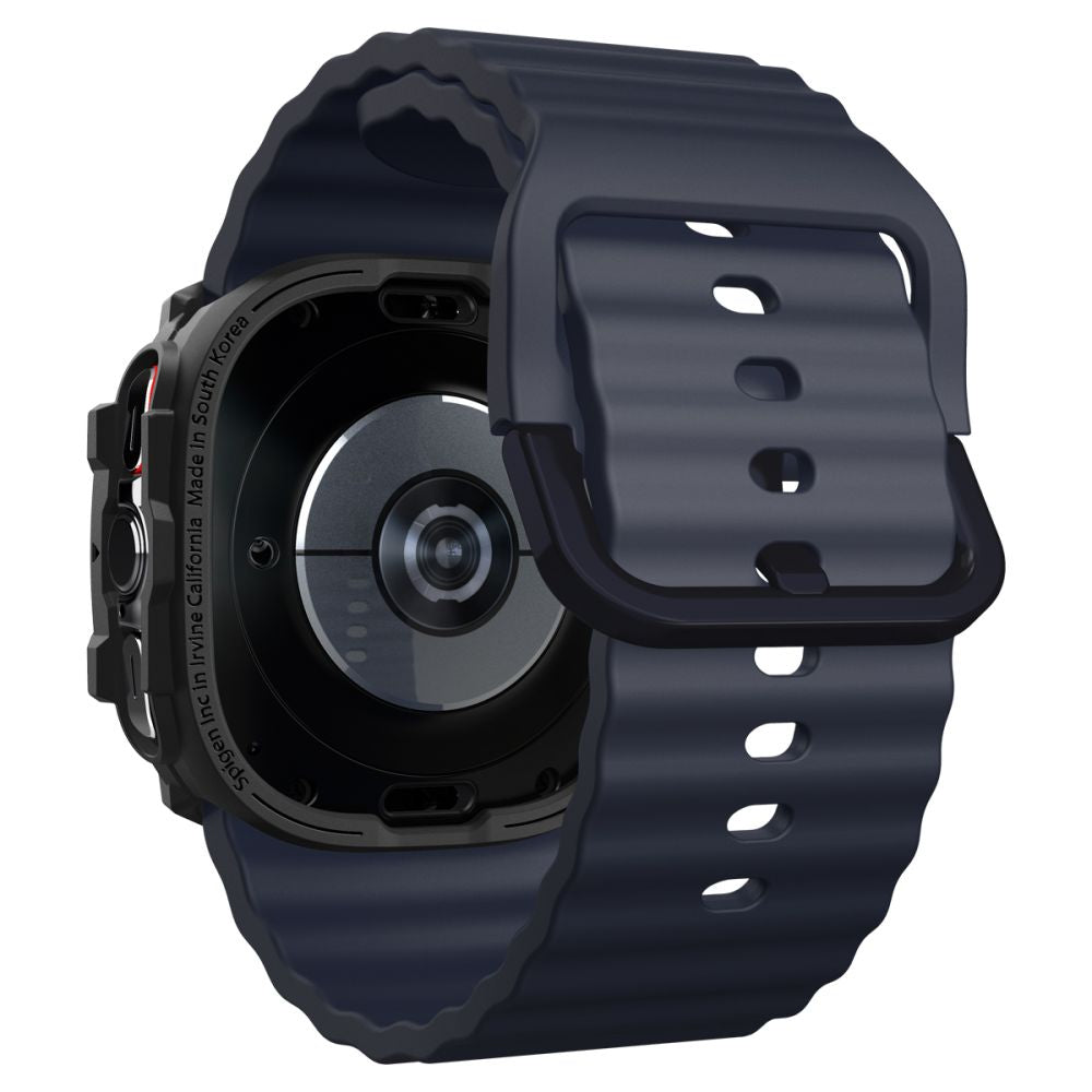 Spigen Rugged Armor dėklas Galaxy Watch Ultra 47 mm – juodas -- Samsung Galaxy Watch Ultra (47mm)