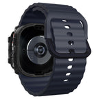 Spigen Rugged Armor dėklas Galaxy Watch Ultra 47 mm – juodas -- Samsung Galaxy Watch Ultra (47mm)