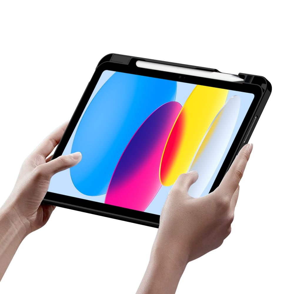 Tech-Protect dėklas su klaviatūra iPad 10.9 – juodas -- iPad 10.9" 2022