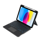 Tech-Protect dėklas su klaviatūra iPad 10.9 – juodas -- iPad 10.9" 2022