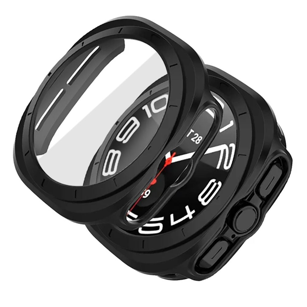 Tech-Protect Defense360 dėklas su stiklu Galaxy Watch Ultra 47mm – juodas -- Samsung Galaxy Watch Ultra (47mm)