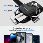 Spigen Dynamic Shield A702 rankų juosta - juoda -- Cycling Accessories