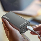 Wozinsky Išorinė baterija K65+ 65W 30000mAh 2x USB-C, 1x USB-A 65W - pilkas -- Powerbanks