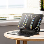 Dux Ducis klaviatūros (MK serijos) dėklas su Bluetooth klaviatūra, skirtas iPad Pro 11" 2024 - juodas