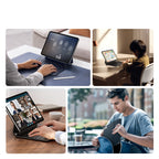 Dux Ducis klaviatūros (MK serijos) dėklas su Bluetooth klaviatūra, skirtas iPad Pro 11" 2024 - juodas