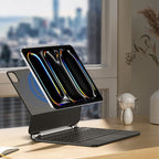 Dux Ducis klaviatūros (MK serijos) dėklas su Bluetooth klaviatūra, skirtas iPad Pro 11" 2024 - juodas