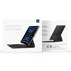 Dux Ducis klaviatūros dėklas Galaxy Tab S9+/S8+/S7+ – juodas -- Samsung Galaxy Tab S9+