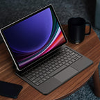 Dux Ducis klaviatūros dėklas Galaxy Tab S9+/S8+/S7+ – juodas -- Samsung Galaxy Tab S9+