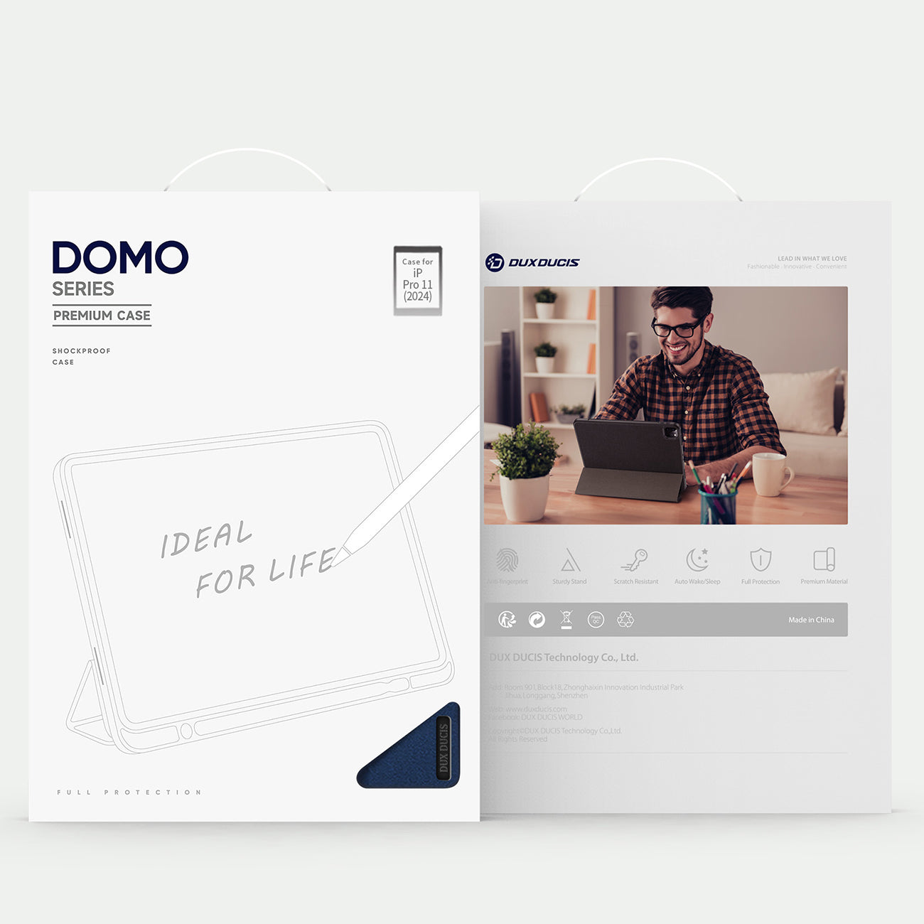 Dux Ducis Domo dėklas Xiaomi Pad 6/6 Pro – mėlynas