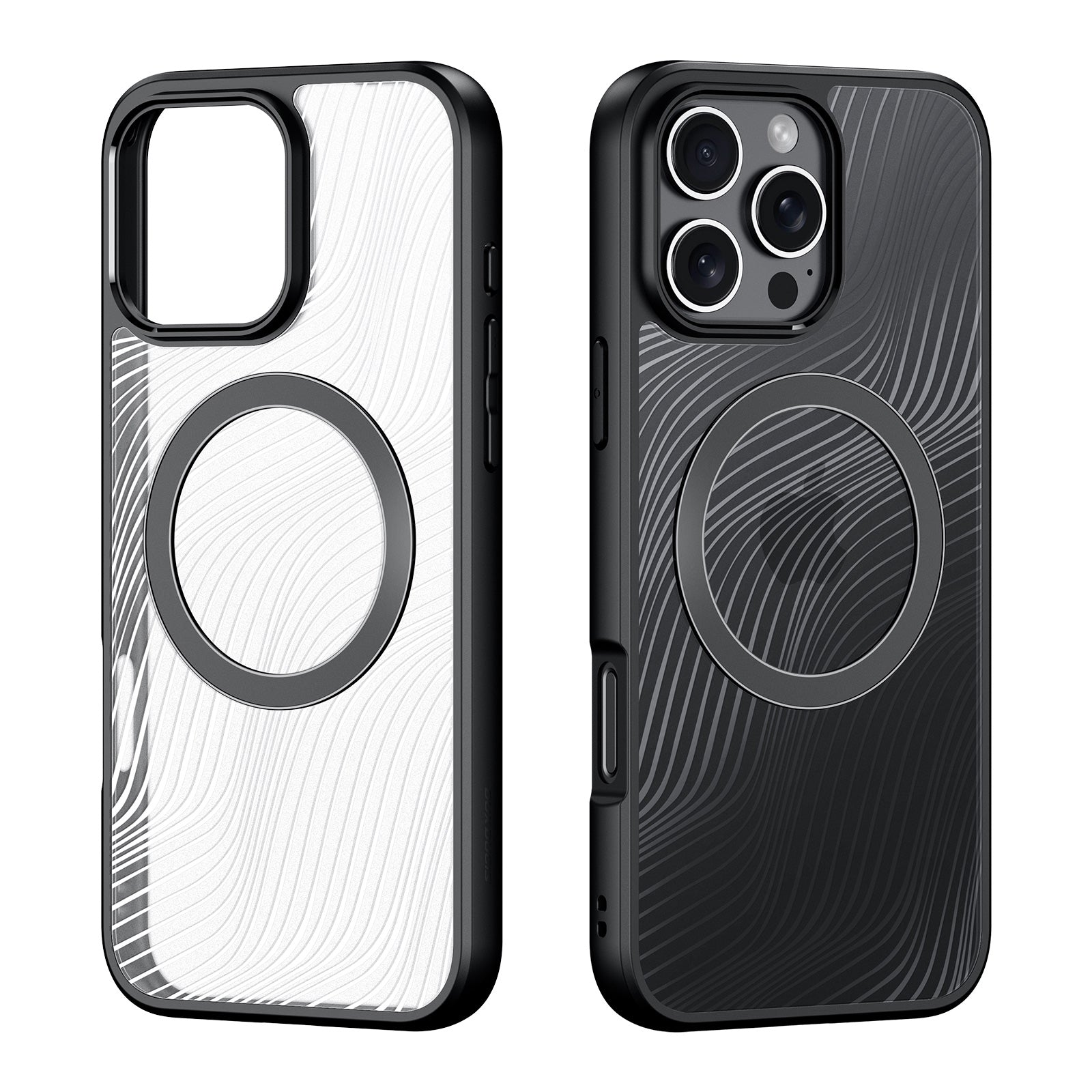 MagSafe dėklas Dux Ducis Aimo iPhone 16 Pro Max – juodas