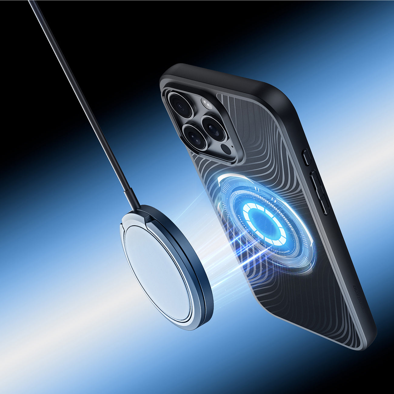 MagSafe dėklas Dux Ducis Aimo iPhone 16 Pro Max – juodas