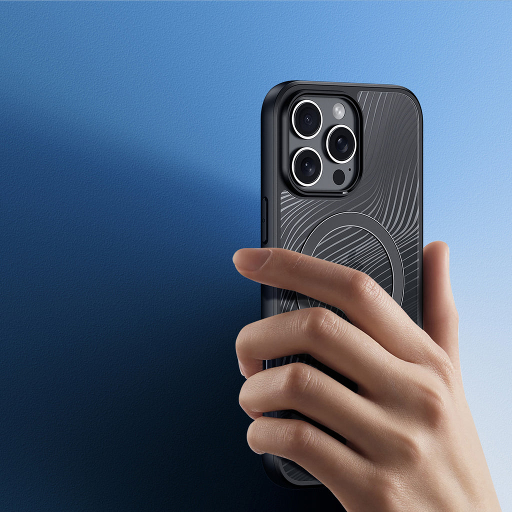 MagSafe dėklas Dux Ducis Aimo iPhone 16 Pro Max – juodas