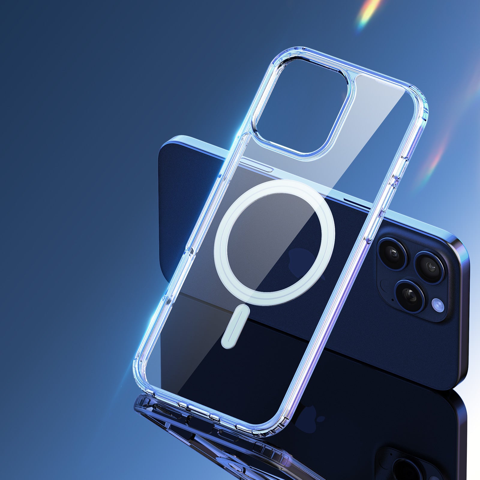 Skaidrus Dux Ducis Clin Mag MagSafe dėklas iPhone 16 Pro