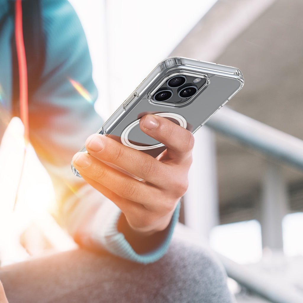 Skaidrus Dux Ducis Clin Mag MagSafe dėklas iPhone 16 Pro