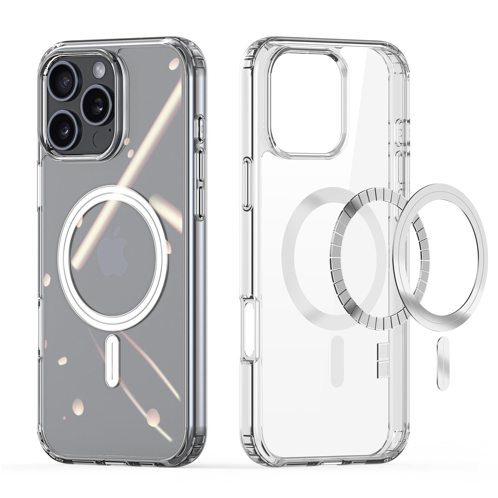 Dux Ducis Clin Mag MagSafe dėklas iPhone 16 Pro Max – skaidrus
