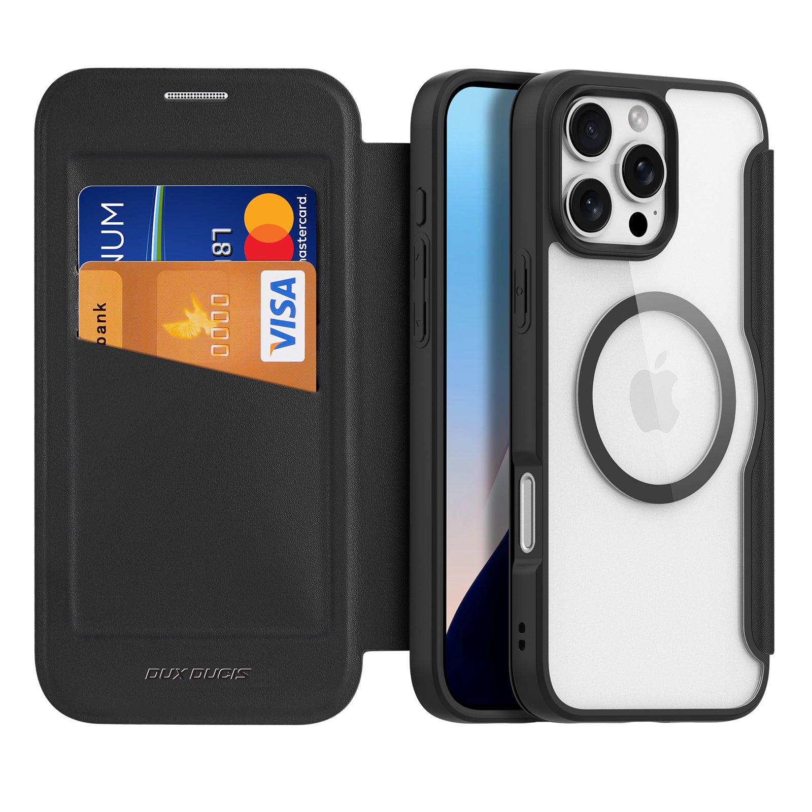 Dux Ducis Skin X Pro MagSafe dėklas iPhone 16 Pro – juodas