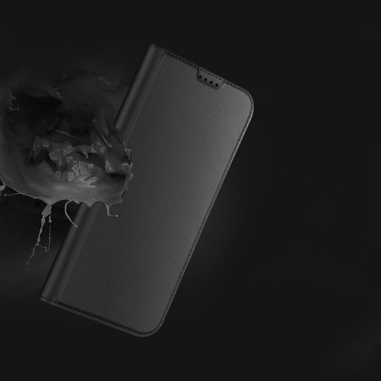 Dux Ducis Skin Pro dėklas iPhone 16 Plus – juodas, atverčiamas