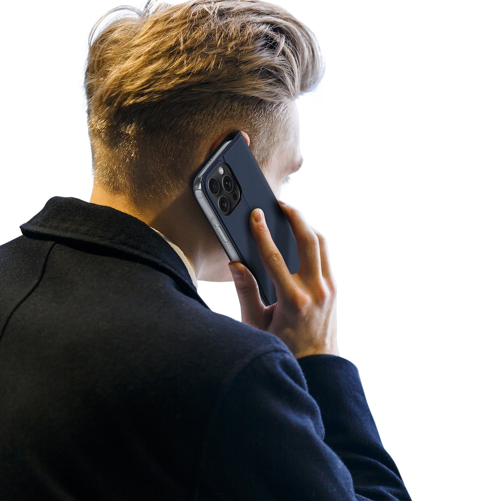 Dux Ducis Skin Pro dėklas iPhone 16 Pro Max – mėlynas