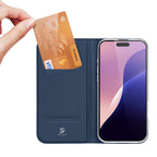 Dux Ducis Skin Pro dėklas iPhone 16 Pro Max – mėlynas
