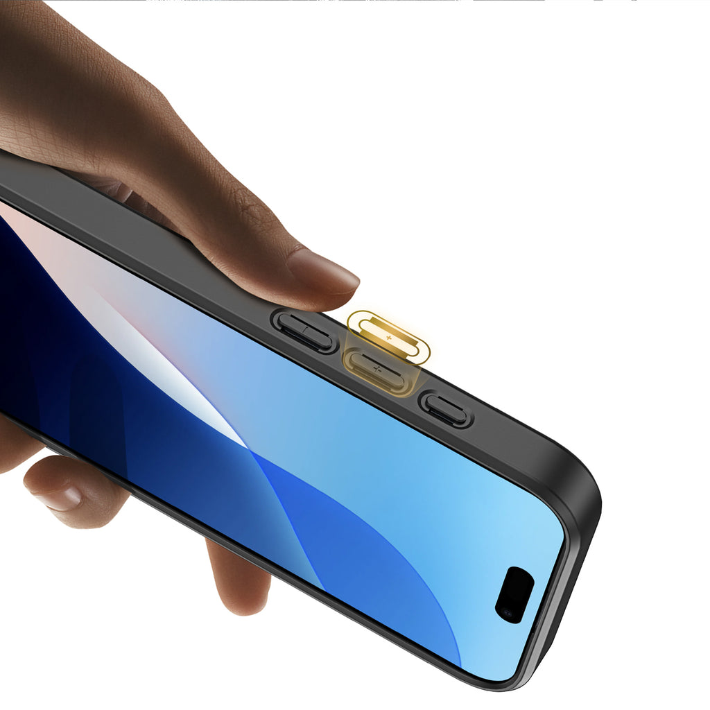 Dux Ducis Rafi II MagSafe dėklas iPhone 16 – juodas