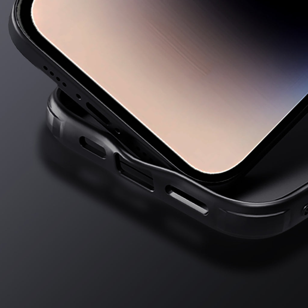 Nillkin CamShield Pro MagSafe dėklas iPhone 16 Pro – juodas