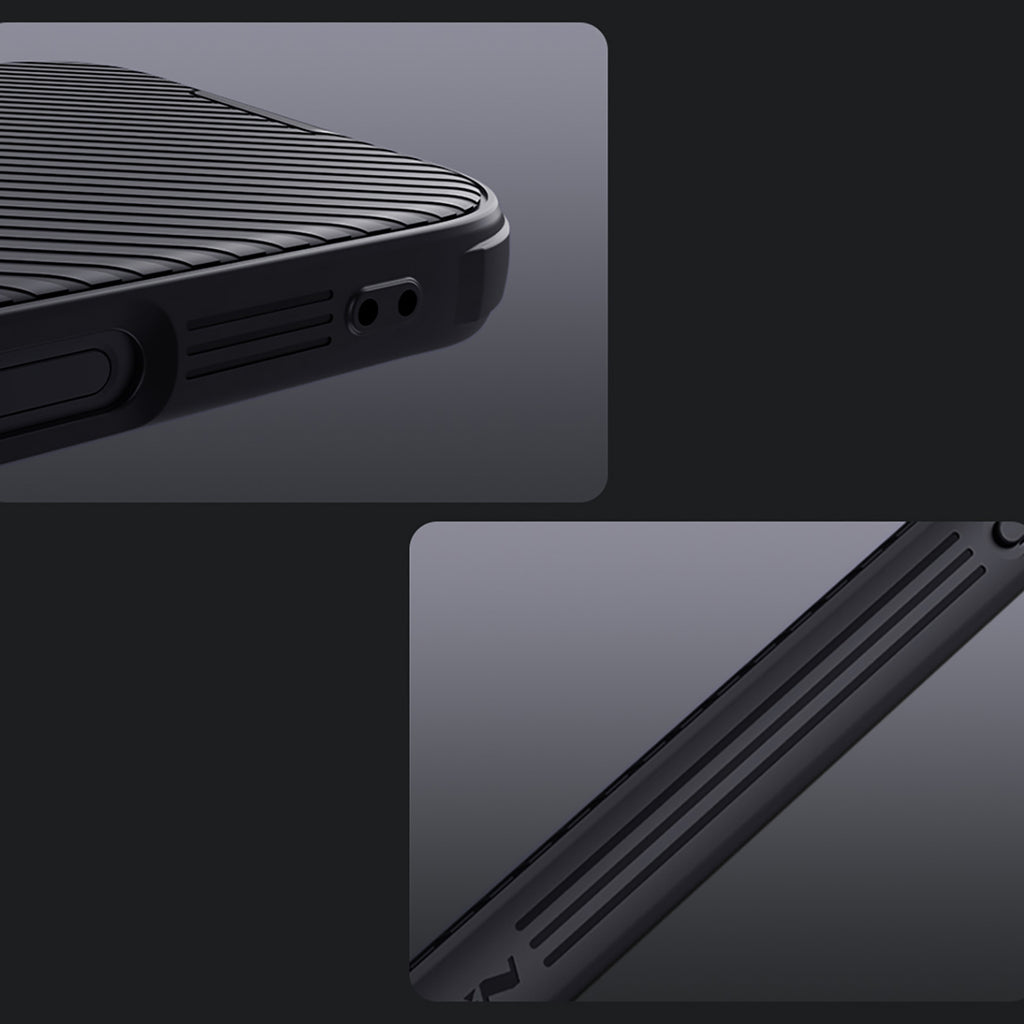 Nillkin CamShield Pro MagSafe dėklas iPhone 16 Pro – juodas