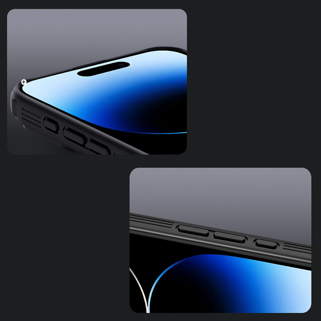 Nillkin CamShield Pro MagSafe dėklas iPhone 16 Pro – juodas